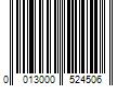 Barcode Image for UPC code 0013000524506