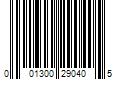 Barcode Image for UPC code 001300290405