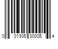 Barcode Image for UPC code 001305000054