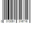 Barcode Image for UPC code 0013051316716