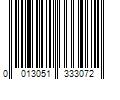 Barcode Image for UPC code 0013051333072