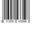 Barcode Image for UPC code 0013051433598