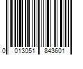 Barcode Image for UPC code 0013051843601