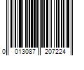 Barcode Image for UPC code 0013087207224