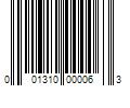 Barcode Image for UPC code 001310000063