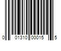 Barcode Image for UPC code 001310000155