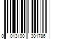 Barcode Image for UPC code 0013100301786