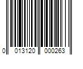 Barcode Image for UPC code 0013120000263