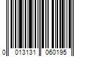 Barcode Image for UPC code 0013131060195