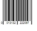 Barcode Image for UPC code 0013132222097