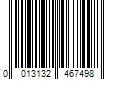 Barcode Image for UPC code 0013132467498