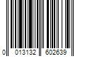 Barcode Image for UPC code 0013132602639