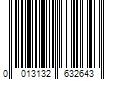 Barcode Image for UPC code 0013132632643