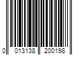 Barcode Image for UPC code 0013138200198