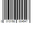 Barcode Image for UPC code 0013158004547