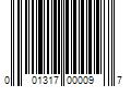 Barcode Image for UPC code 001317000097