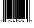 Barcode Image for UPC code 001320000039