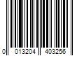 Barcode Image for UPC code 0013204403256