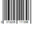 Barcode Image for UPC code 0013205111396