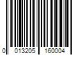 Barcode Image for UPC code 0013205160004