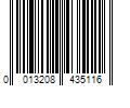 Barcode Image for UPC code 0013208435116