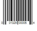 Barcode Image for UPC code 001329000054