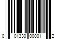 Barcode Image for UPC code 001330000012