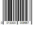 Barcode Image for UPC code 0013300009567