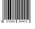 Barcode Image for UPC code 0013300204412