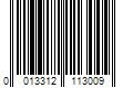 Barcode Image for UPC code 0013312113009