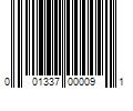 Barcode Image for UPC code 001337000091