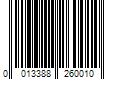 Barcode Image for UPC code 0013388260010