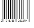 Barcode Image for UPC code 0013388260270