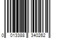 Barcode Image for UPC code 0013388340262