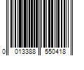 Barcode Image for UPC code 0013388550418