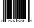 Barcode Image for UPC code 001340000095