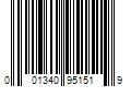 Barcode Image for UPC code 001340951519