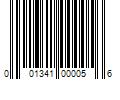 Barcode Image for UPC code 001341000056