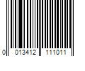 Barcode Image for UPC code 0013412111011