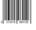 Barcode Image for UPC code 0013415964126