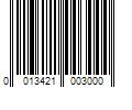 Barcode Image for UPC code 0013421003000