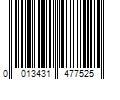 Barcode Image for UPC code 0013431477525