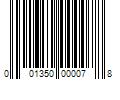 Barcode Image for UPC code 001350000078