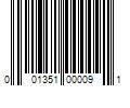 Barcode Image for UPC code 001351000091