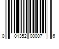 Barcode Image for UPC code 001352000076