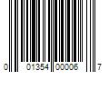 Barcode Image for UPC code 001354000067. Product Name: 