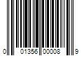 Barcode Image for UPC code 001356000089