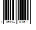 Barcode Image for UPC code 0013562000173