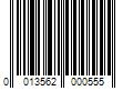 Barcode Image for UPC code 0013562000555