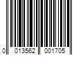 Barcode Image for UPC code 0013562001705